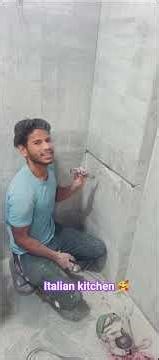 🥰💯how to make Italian beautiful kitchen step by step