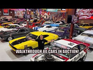 Walkthrough 80+ Cars In Auction At SEVEN82MOTORS December 7th!