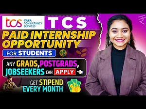 TCS Paid Internship Opportunity For Students| Winter Internship Program| Student Internships 2026..