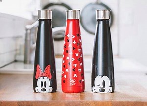 New Mickey And Minnie Water Bottles From Sip by S'well | Chip and Company