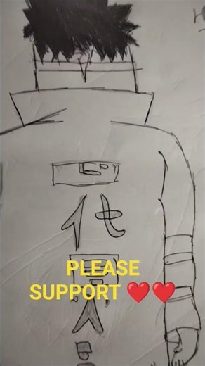 THE YELLOW FLASH OF THE LEAF 🌿 MINATO EASY DRAWING #animedrawing #naruto