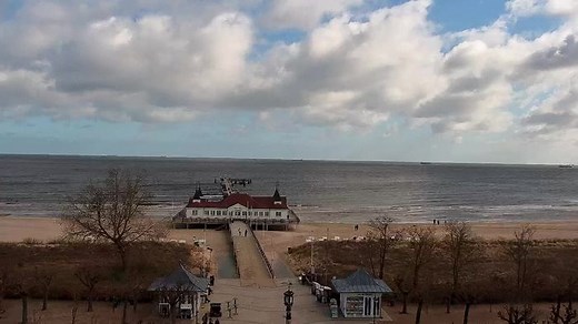 HD Live Webcam Seebrücke Ahlbeck - Meerblick - Seebad Ahlbeck