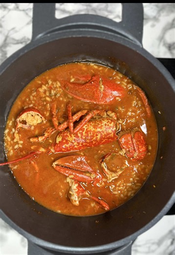 Arroz caldoso de bogavante — receta fácil y sabrosa