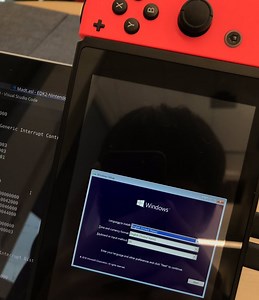 Nintendo SwitchにWindows10をインストールするハックが進展。