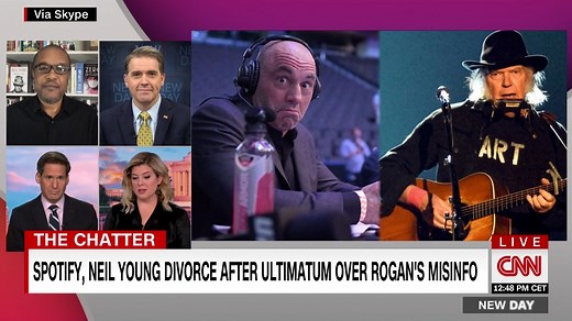 108K views · 2.2K reactions | CNN political commentator Scott Jennings and cultural commentator C.J. Farley discuss Spotify removing Neil Young's songs after he issued an ultimatum to the company over misinformation on Joe Rogan's podcast. | CNN | Facebook