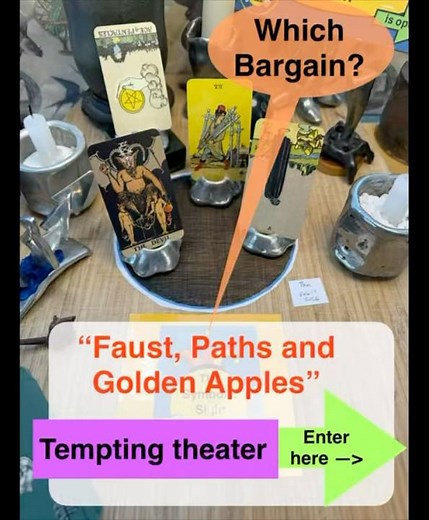 “Faust, Paths and Golden Apples” - tempting theater in 3 Acts #theater #storytelling #performance