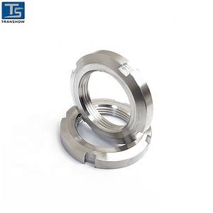 [Hot Item] Rolling Bearing Lock Nuts, DIN981 Standard Stainless Steel Round Slotted Shaft Nut