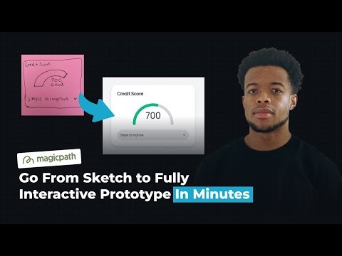 Go From Sketch to Fully Interactive Prototype In Minutes
