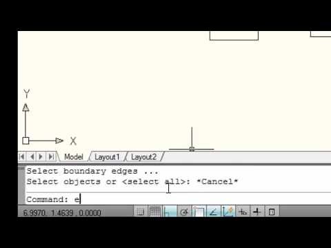 Block, Explode, Break, Spline Commands in Autocad
