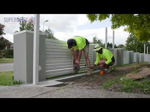 How to Install a Supergates Custom Made Sliding Gate