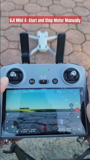 DJI Mini 4 Pro-Encender y Apagar Motores Manualmente #djimini4pro