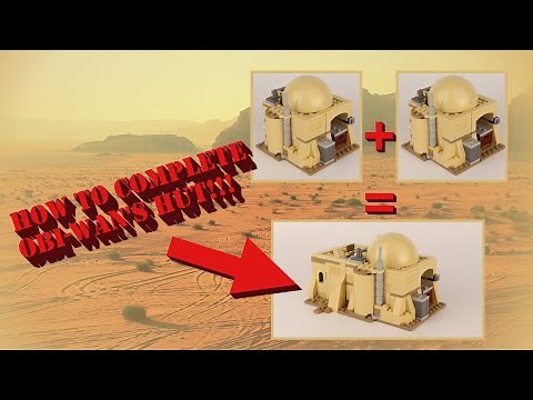 How to complete Obi-Wan's Hut! | Lego 75270 Alternative Build | Greg the Gungan