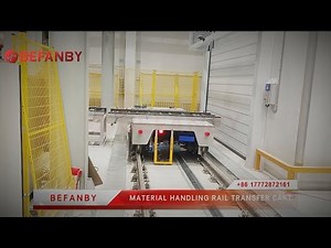 Conveyor Transport Rail Transfer Cart,Material Handling Track Transfer Trolley