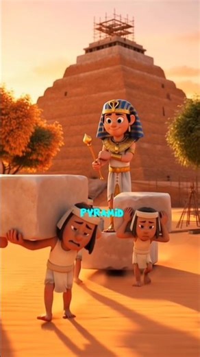 The Pharaoh Who Built a Pyramid for His Pride #cartoonstory #storytime #pyramid #egypt