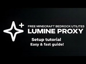 FASTEST WAY TO GET LUMINE PROXY CHEAT RUNNING! (SETUP TUTORIAL) [MCBE/MCPE]