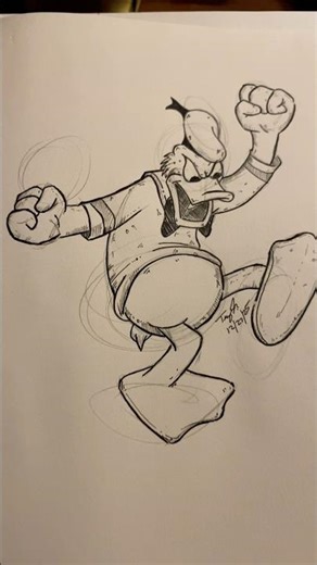 Donald Duck artwork #shorts