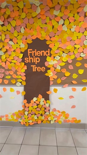 2K views · 17 reactions | 李李 Elementary Friendship Tree  Elementary staff and students came together for Unity Day to grow a beautiful Friendship Tree—each leaf filled with words of affirmation and love. Together, we’re celebrating friendship and unity all day, every day! ✨ #UnityDay #FriendshipTree #CSECommunity #ExcellenceWay #BeKind #KindnessMatters #RespectfulResponsibleReflective #TogetherWeGrow | Community School of Excellence | Facebook