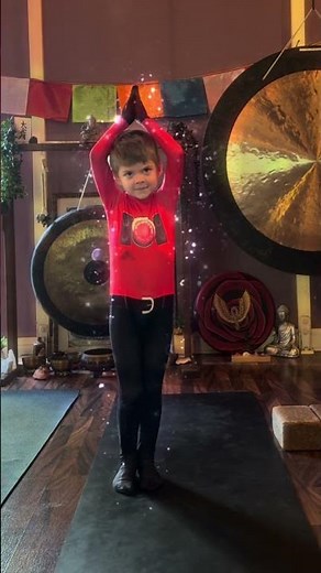 Rocket Pose Kids Yoga! 🚀 Blast Off to Space & Land as a Star ⭐ #shortsfeed #shorts