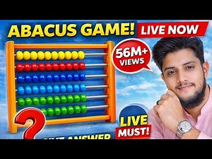 Abacus Challenge LIVE 🔴 | Can You Solve This Fast? 🧠 56M+ Views Style!