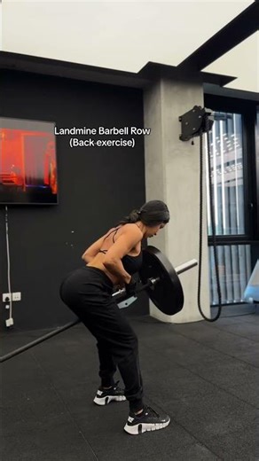 Landmine Barbell Row Setup ❤️‍🔥 Back Exercise | How Am I Doing? 💪
