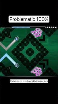 Problematic 100%! #completion #easydemon #gd #gd22 #geometrydash #verification