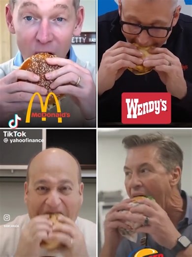 Competition fuels sales. All winners to me 😂. @McDonald’s @Wendy’s @Burger King @A&W Canada #shilohbearmusic