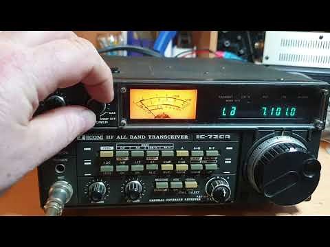 Icom IC720A HF Transceiver- The Relay Clunker that works perfectly across the spectrum😁