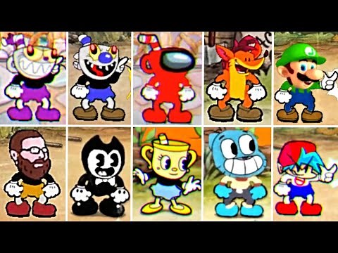Cuphead - All Mods & Outfits Showcase