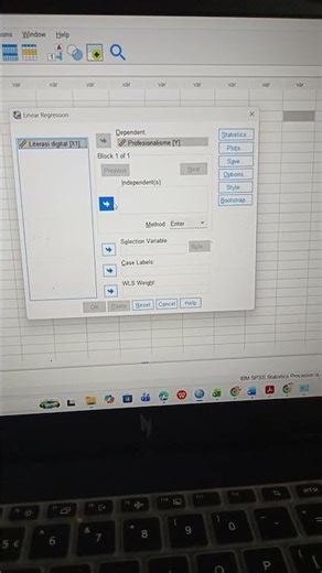 uji anova, koefisien regresi & model summary #olahdata #spss27 #thesis