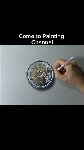 How to painting a coin 🪙 #shorts #painting #drawing