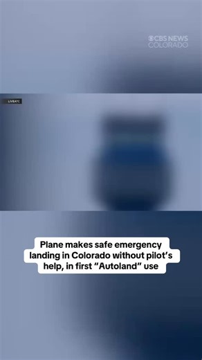 A plane landed at Colorado’s Rocky Mountain Metropolitan Airport without a pilot’s help on Saturday in what appears to be the first real-world use of new safety technology. According to Garmin, their emergency “Autoland” system was activated for the first time ever for the landing at around 2 p.m. Saturday. The landing was successful and the charter company for the plane told CBS Colorado that everyone involved was OK. Read more at the link in our bio. | CBS Colorado