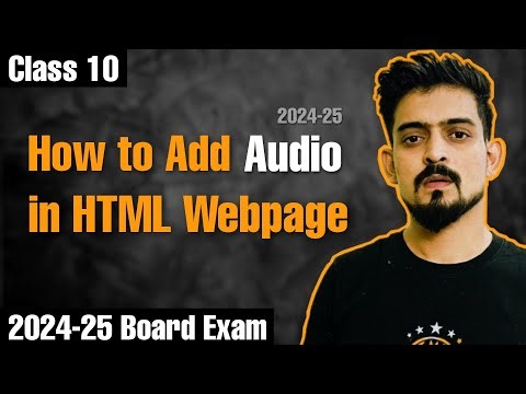HTML Class 10 | How to Add Audio in Html Website | Embed Audio in html | Ep 7 #class10 @kidocoder