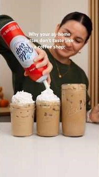 FRIENDS DON’T LET FRIENDS DRINK SAD LATTES AT HOME 👀👀