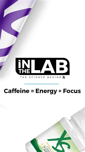 In The Lab: Why caffeine works ⚡️🔬 We’re breaking down the science behind caffeine — how it helps support focus, alertness, and sustained energy when you need it most. What ingredient should we explore next? #XSInTheLab | XSNation