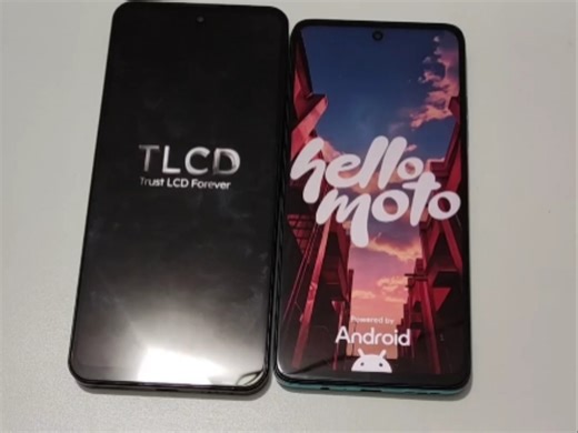 网友众筹tlcd手机开机对比实测 tlcd vs g100