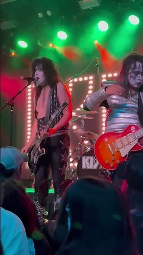 Kiss Nation (Kiss tribute band) performing Heaven's On Fire on the 2025 Kiss Kruise