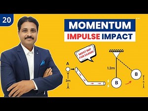 IMPULSE AND IMPACT SOLVED PROBLEM 20 IN ENGINEERING MECHANICS (LECTURE 21) ‪@TIKLESACADEMYOFMATHS‬