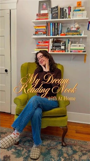 Creating my dream reading nook with @athomeretail ✨💚 #AtHomePartner #Shorts @athomestores