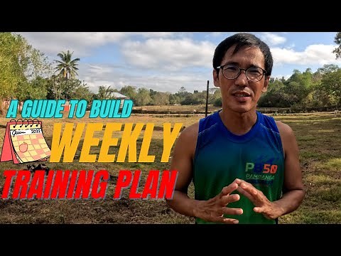 Weekly Training plan for beginner runner [Guide to build your own]