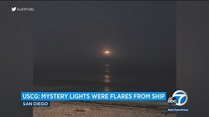 38K views · 422 reactions | Mysterious lights spotted over the Pacific Ocean Monday night caused quite a stir on social media. Was it a plane? Space junk?  perhaps? Nothing quite so scary, it turns out. https://abc7.la/3y4unv8 | ABC7 | Facebook