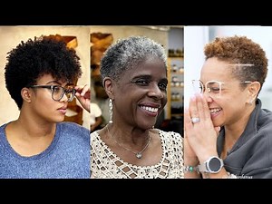 25 Flattering Natural Hairstyles For Black Women Over 50 With Short Hair | Wendy Styles
