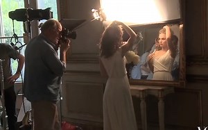 【时尚商业摄影花絮】摄影师彼得林德伯格拍娜塔丽.波特曼-- vogue日记