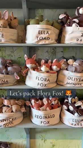 Our first Flora Fox packing video with her brand new look. If anyone asks, this is what Flora Fox has always looked like to the Villagers. We’re just seeing her clearly for the first time ❤️ Thank you Shelby for shopping Flora’s collection :) #hazelvillage #stuffedanimal #dolls #plushies #giftideas