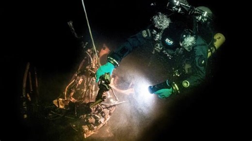Once on the bottom of Gander Lake, a Second World War piece of history is now on display