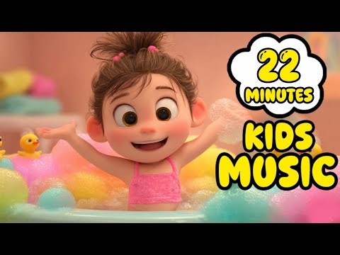 Splish Splash Bath Time Song+ | 22 Minutes of Kids Best Music