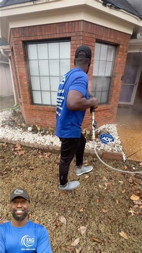 How I PRESSURE WASHED bricks #pressurewashing #cleaning #housewashing