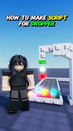 How to script for dropper in roblox | ROBLOX #roblox #scripting #learning