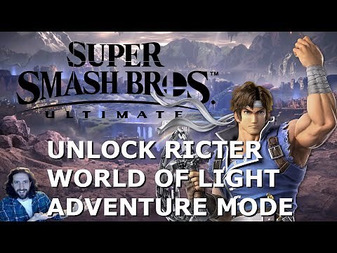 Super Smash Bros Ultimate How To Unlock Richter Belmont In World Of Light Adventure Mode