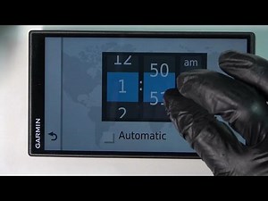 Garmin DriveSmart 55 - How To Setup Time Settings