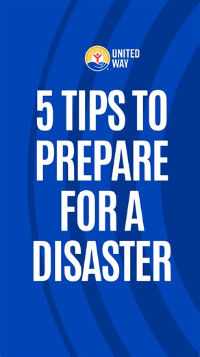 2.6K views · 30 reactions | Preparedness is key to resilience in times of crisis. Here are five tips to help you and your loved ones get ready before disaster strikes. | United Way | Facebook